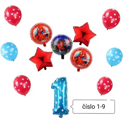 G4Y Narozeninové balónky Spiderman číslo 9