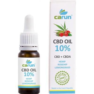 Carun konopný olej 10% CBD + CBDA 10 ml