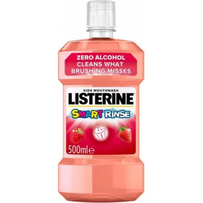 Listerine Voda ústní Smart Rinse Mild Berry 500 ml – Hledejceny.cz