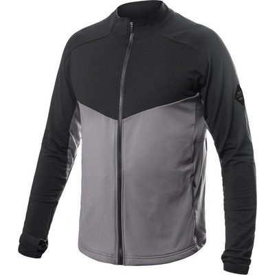 Sensor Coolmax Thermo mikina celozip steel gray/černá