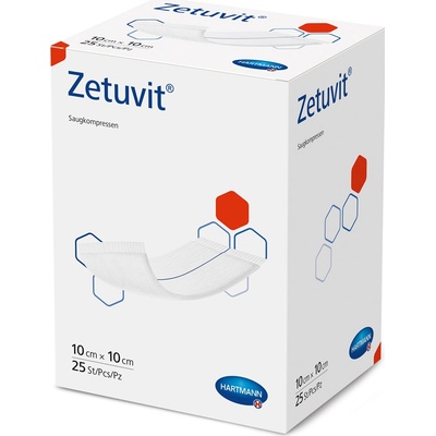Hartmann Zetuvit savá komprese sterilní varianta: 20 x 40 cm 5 ks