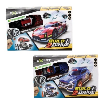 Exost RC auto Build 2 Drive Super Sports modré