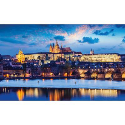 Preinterier FT4983 Fototapeta na stenu Nočná Praha vlies 152cm x 104cm