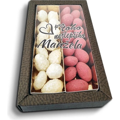Sablio Mandle v čokoládě Pro toho nejlepšího manžela 2 x 80 g
