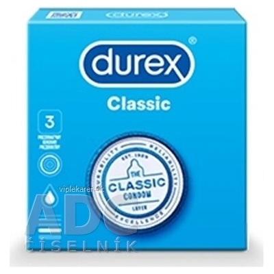 Durex Classic kondom 1 x 3 ks