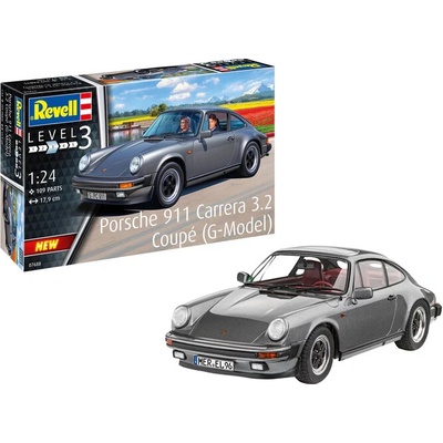 Carrera Revell 07688 Porsche 911 3.2 Coupe plastikový model auta109 dílů 1:24