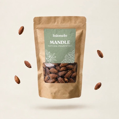 Mandle natural pražené BIO 200 g