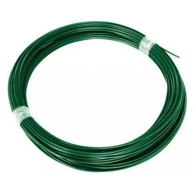 Drát napínací Zn + PVC 52m, 2,25/3,40, zelený (bílý štítek)