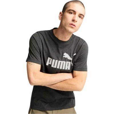 Puma ESS No. 1 Logo Heather Tee M 68255007 dark gray heather – Hledejceny.cz