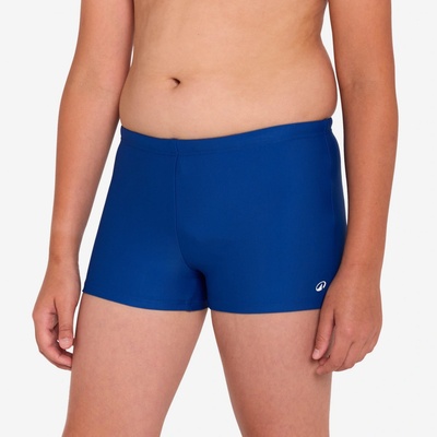 Nabaiji Chlapčenské boxerkové plavky 100 Basic modré