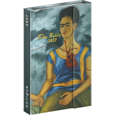 NOTIQUE Magnetic weekly planner Frida Kahlo 11 x 16 cm 2027