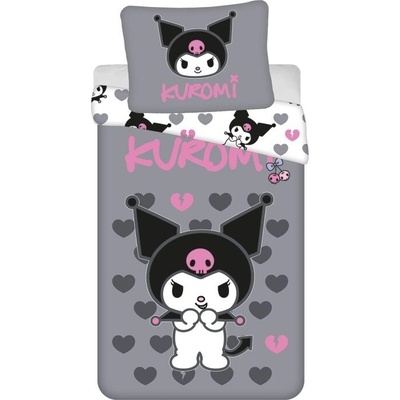 Jerry Fabrics Obliečky Kuromi HK065 Bavlna 140x200 70x90