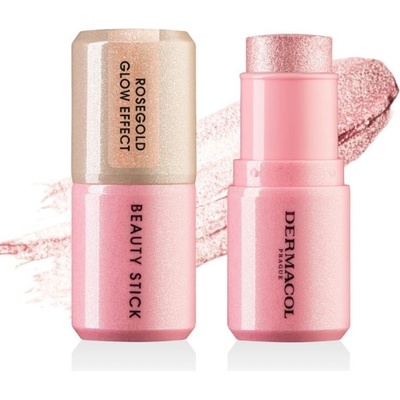 Dermacol Rozjasňovač v tyčince s diamantovým efektem Beauty Stick 1 rose glow effect 7 g