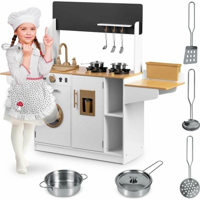 Ricokids Detska drevena kuchynka Ricokids - biela 7836