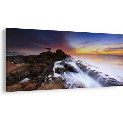 Obraz hory v hmle, jednodielne 250x125 cm