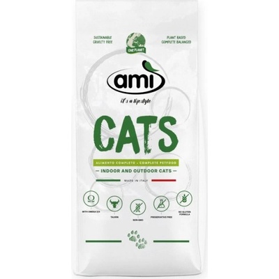 AMI CAT rostlinné krmivo pro dospělé kočky 0,3 kg – Hledejceny.cz