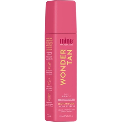 Minetan Samoopalovací pěna s hydratačními a anti-aging účinky Wonder Tan (Self Tan Foam) 200 ml