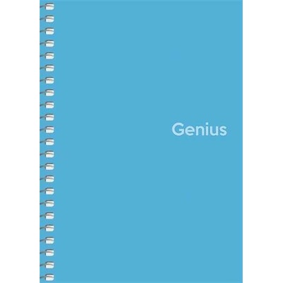 SHKOLYARYK Špirálový zošit Genius štvorčekový A6 PP dosky A6 080 6807K