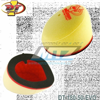 Filtr vzduchový EVO SUPER - Yamaha YZ125+YZ250 / 97-23 + YZ125X+YZ250X / 16-23 + YZF250 / 01-13 + YZF400+YZF426 / 98-02 + YZF450 / 03-09 + WRF250+WRF400+WRF426 / 98-02 DT-180-50-EVO – Hledejceny.cz