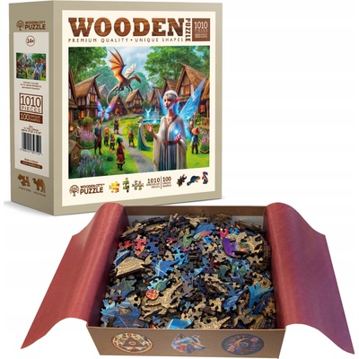 WoodenCity Dřevěné 2024 Fantazijní vesnice 1000 dílků