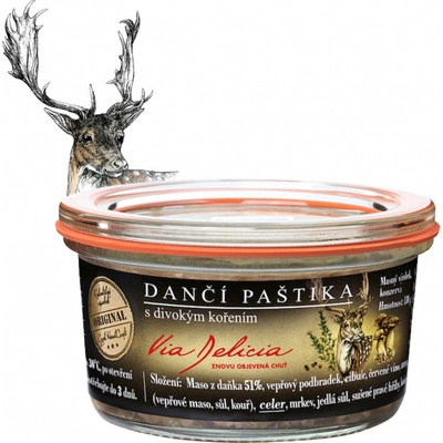 Via Delicia Dančí paštika s divokým kořením 130 g