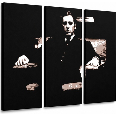 Ručne maľovaný POP Art obraz GODFATHER - 60x40 cm