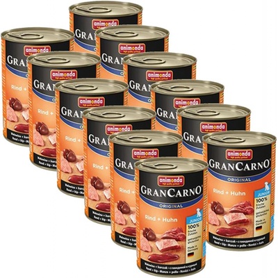 Animonda GranCarno Original Junior hovězí a Chicken 12 x 400 g – Hledejceny.cz