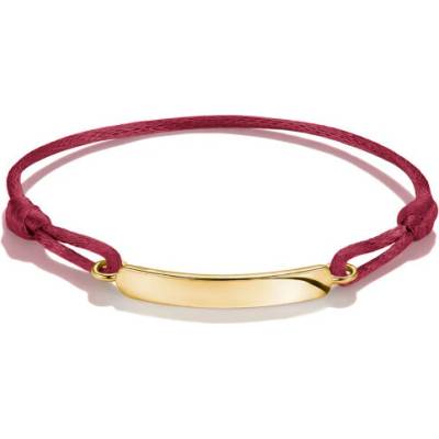 THOMAS SABO textilní gravírovatelný náramek červené barvy A2238-M03-50