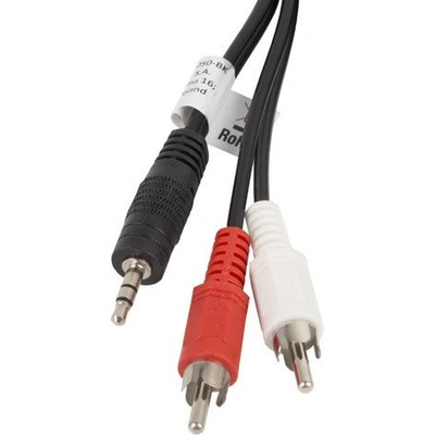 Lanberg miniJack 5.0m CA-MJRC-10CC-0050-BK