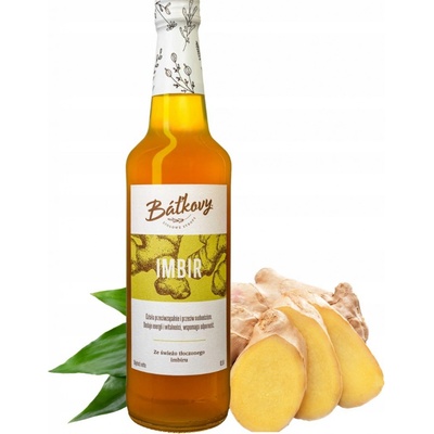 Báťkove sirupy Zázvorový sirup 0,5 l