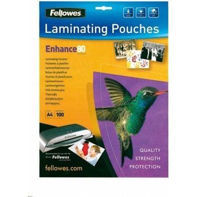 Laminovací fólie Fellowes 216x303 A4 80mic matné