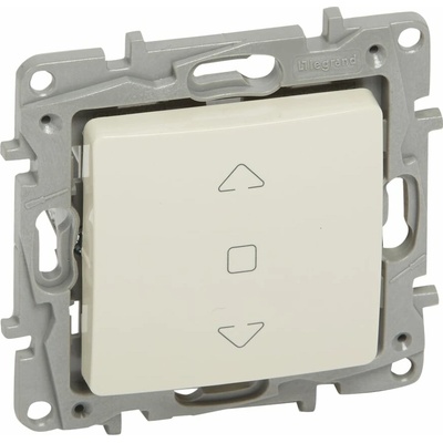 CB Elektro Ovládač žalúzií spínačový 10A/250V (SS) béžová Niloé (Legrand)