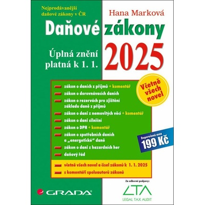 Daňové zákony 2025 - Hana Marková