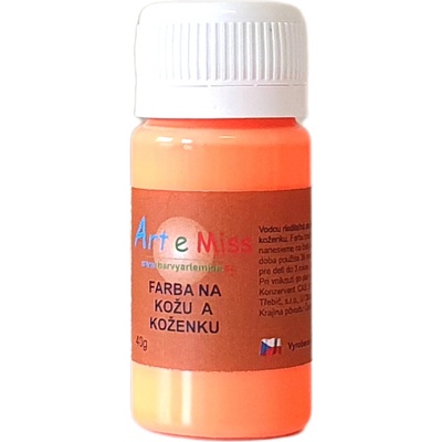 Artemiss Farba na kožu a koženku 73 neón oranžová 250 g