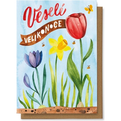 Chaukiss Veselé Velikonoce - tulipány