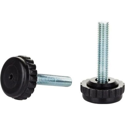Nivelační nožička s plastovou základnou průměr 30mm, M6, H 20mm