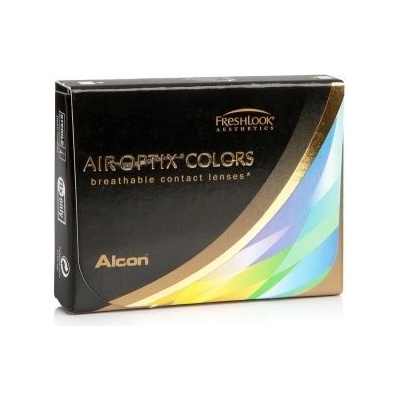 Alcon Air Optix colors Hazel nedioptrické barevné 2 čočky – Hledejceny.cz
