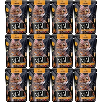 MAU Mousse Kachna s tymiánem a šantou kočičí 12 x 85 g