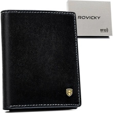 Rovicky Kožené, elegantné puzdro na dokumenty čierna TW-01-RVT