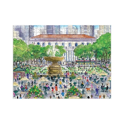 Galison Michael Storrings Springtime at the Library Double-Sided 500 dielov
