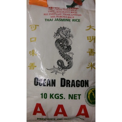 Ocean Dragon Thajská Jasmínová rýže 10 kg