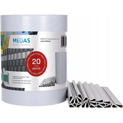 Stínící panelové pásy Medas Professional 19 cm x 35 m šedá