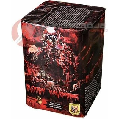 Pyrotechnika kompaktní ohňostroj BLOODY VALENTINE 16 ran