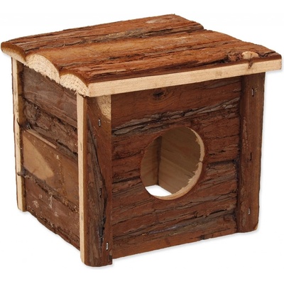 Small Animal Domek dřevěný s kůrou 15,5 x 15,5 x 14 cm – Hledejceny.cz