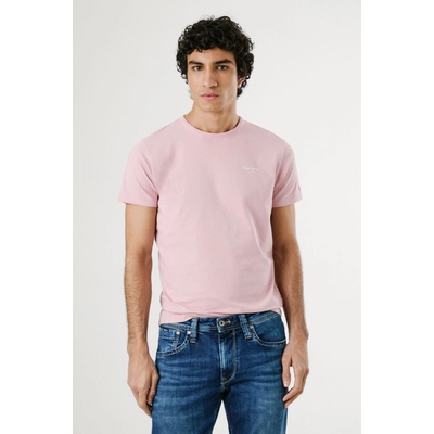 Pepe Jeans pánské tričko Original BASIC 3N růžová