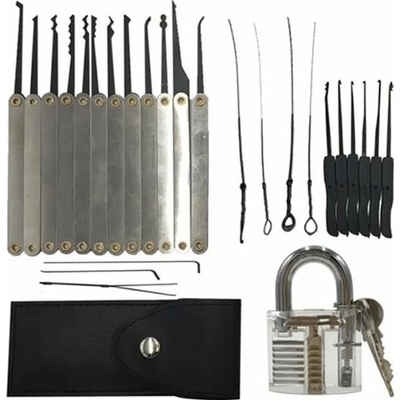 Mobilly sada planžet LockPick 15v1 + 1ks trénovací průhledný zámek LG-COT-103