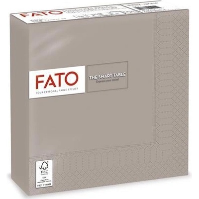 FATO servítky 1/4 ohyb Smart Table tmavošedá 33x33cm