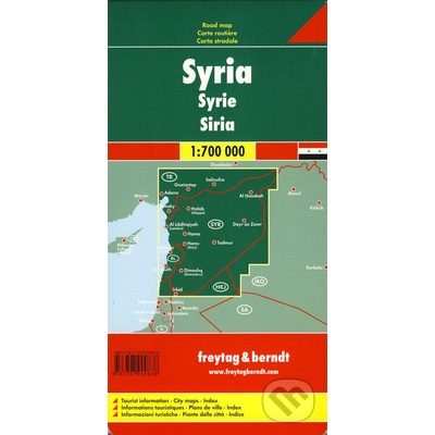 Syria 1:700 000 - freytag&berndt – Hledejceny.cz