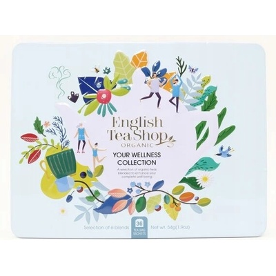 English Tea Shop Plechová kazeta wellness Bio 36 náľ. sáčkov