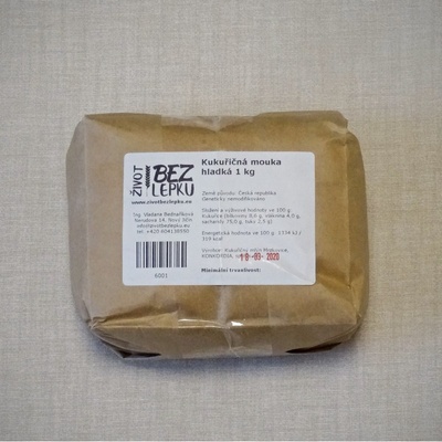 Život bez lepku Kukuřičná mouka hladká 1 kg